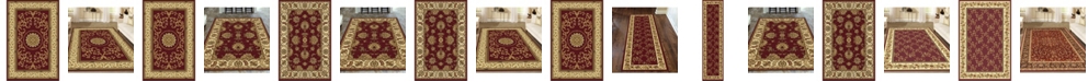 KM Home CLOSEOUT! Navelli Red Area Rug Collection